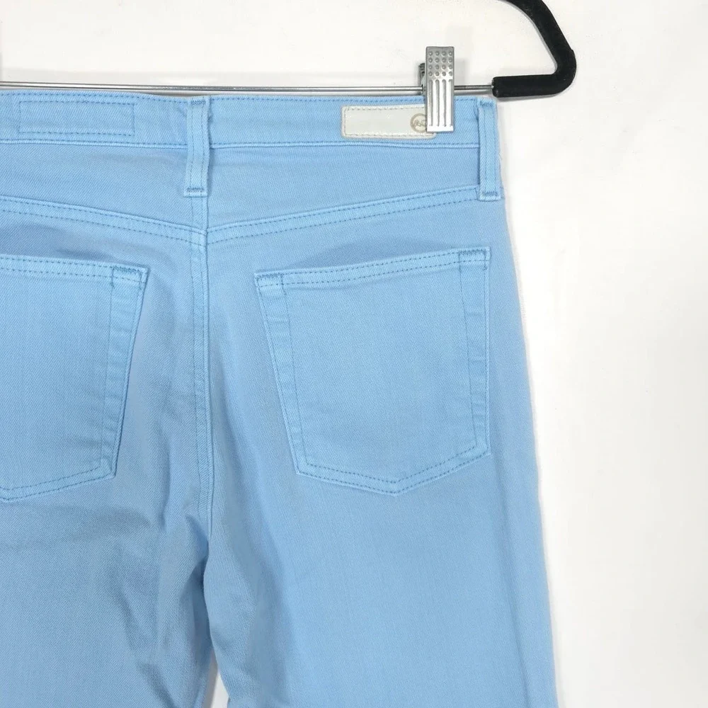 AG ADRIANO GOLDSCHMIED Women's Jeans 27R THE‎ ISABELLE HIGH RISE STRAIGHT Blue